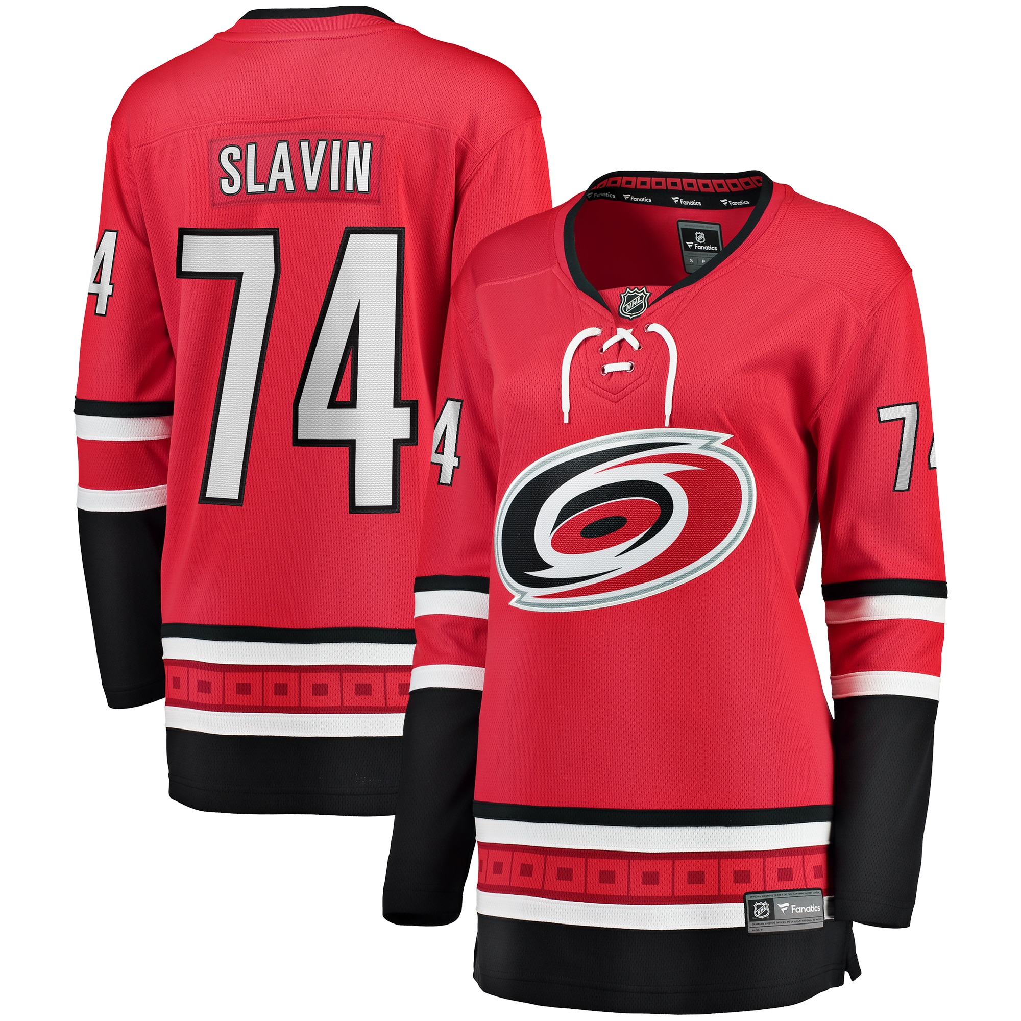 Jaccob Slavin Carolina Hurricanes Fanatics Women’s Alternate Breakaway   Jersey – Red