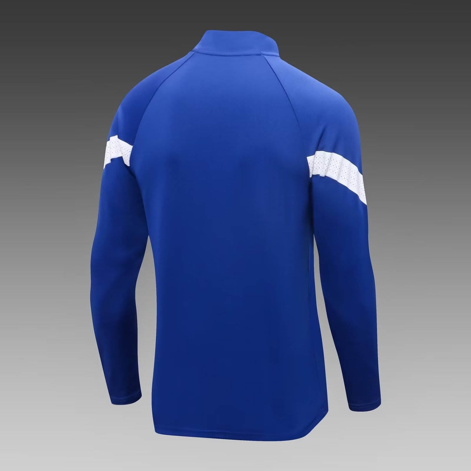 2022/2023 Olympique de Marseille Half-Pull Training Suit Blue Football Jersey