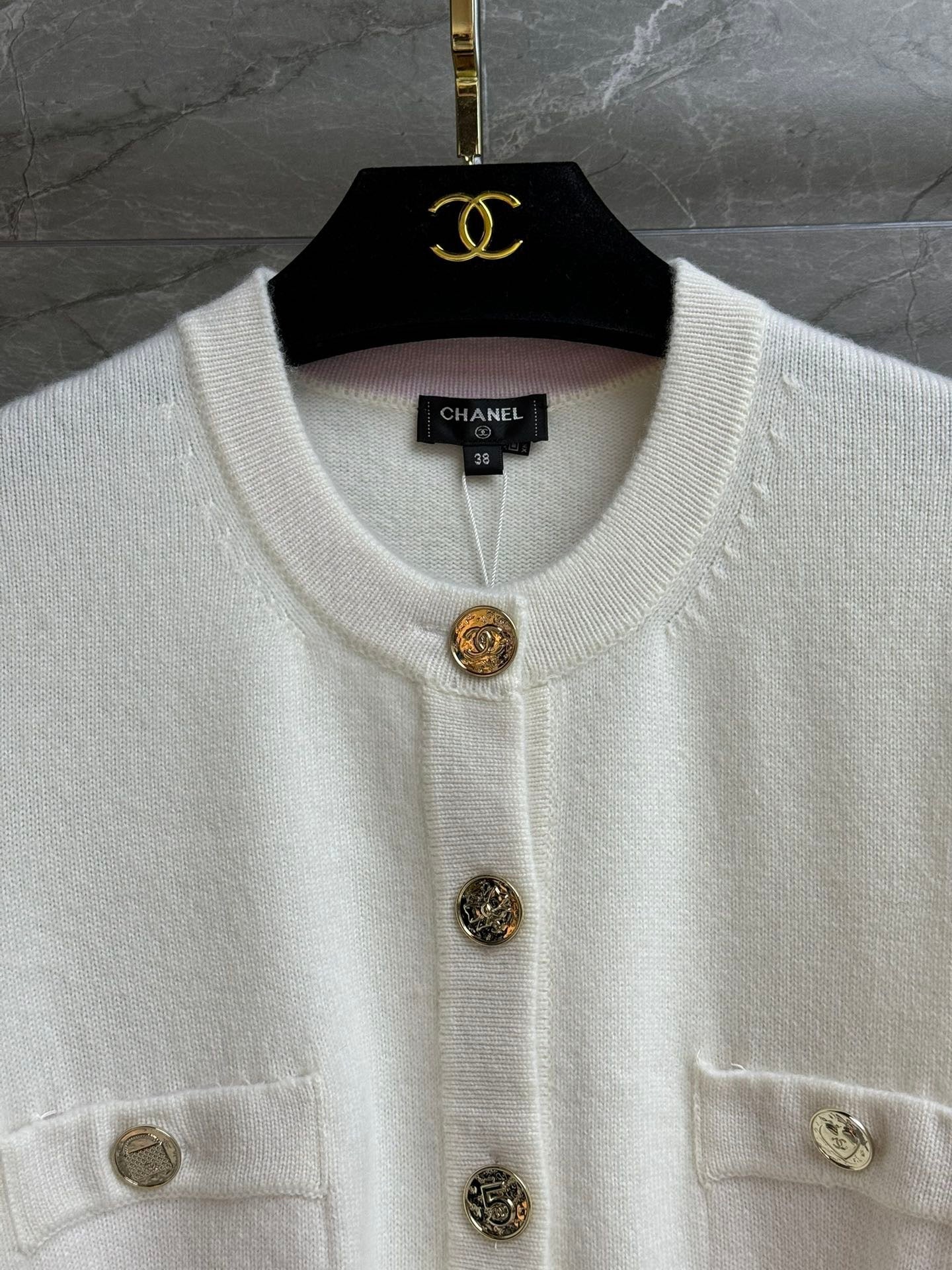 Lace-up cashmere cardigan