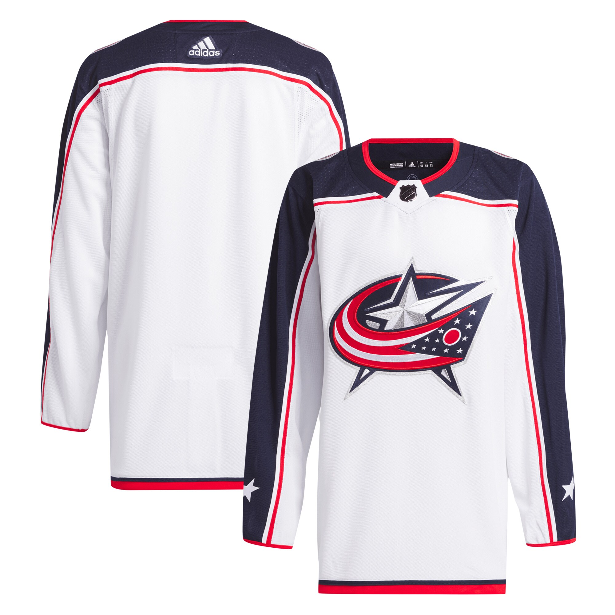 Columbus Blue Jackets  Away Primegreen  Jersey – White