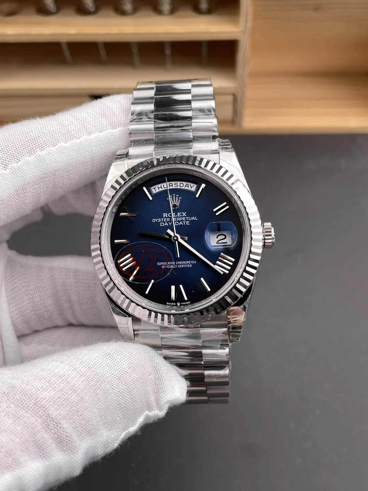 Rolex Day-Date Gradient Blue 40mm