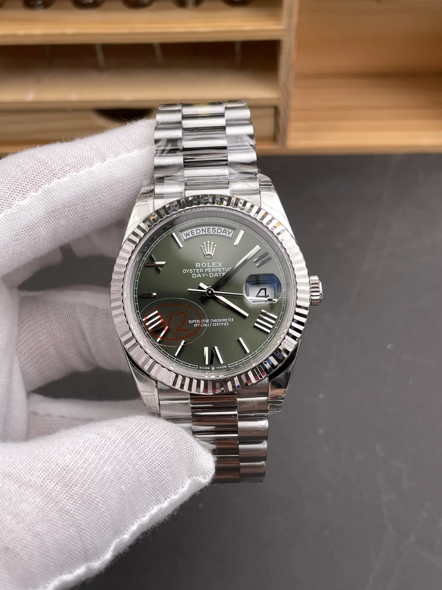 Rolex Day-Date Olive Green 40mm