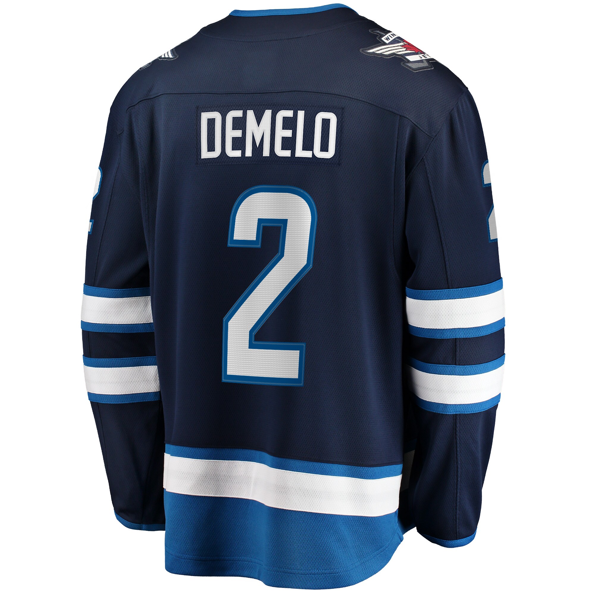 Dylan DeMelo Winnipeg Jets Fanatics Breakaway   Jersey – Navy