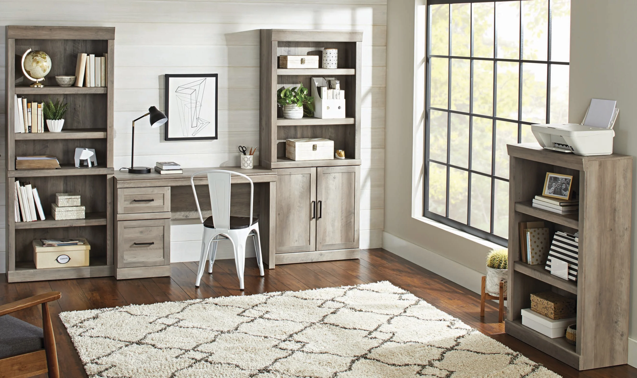 Better Homes & Gardens Glendale Transitional Desk, Dark Oak Finish