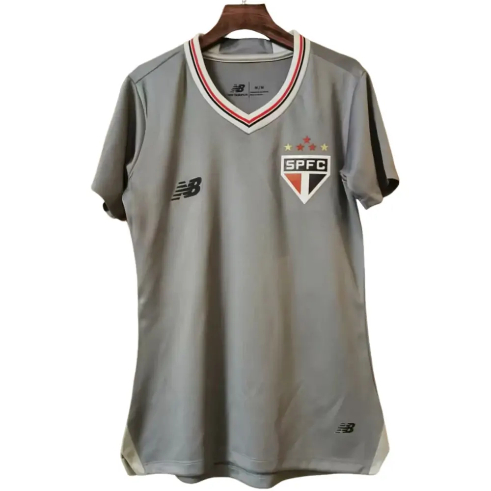 2025-26 Sao Paulo Grey with Advertising - Women's Jersey