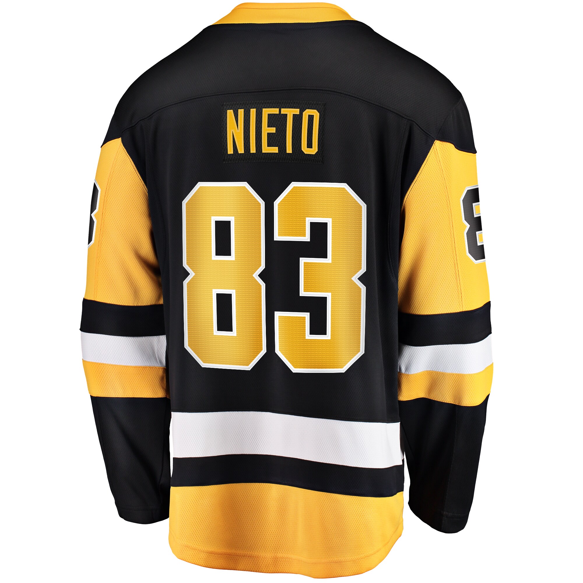 Matt Nieto Pittsburgh Penguins Fanatics Home Breakaway Jersey – Black