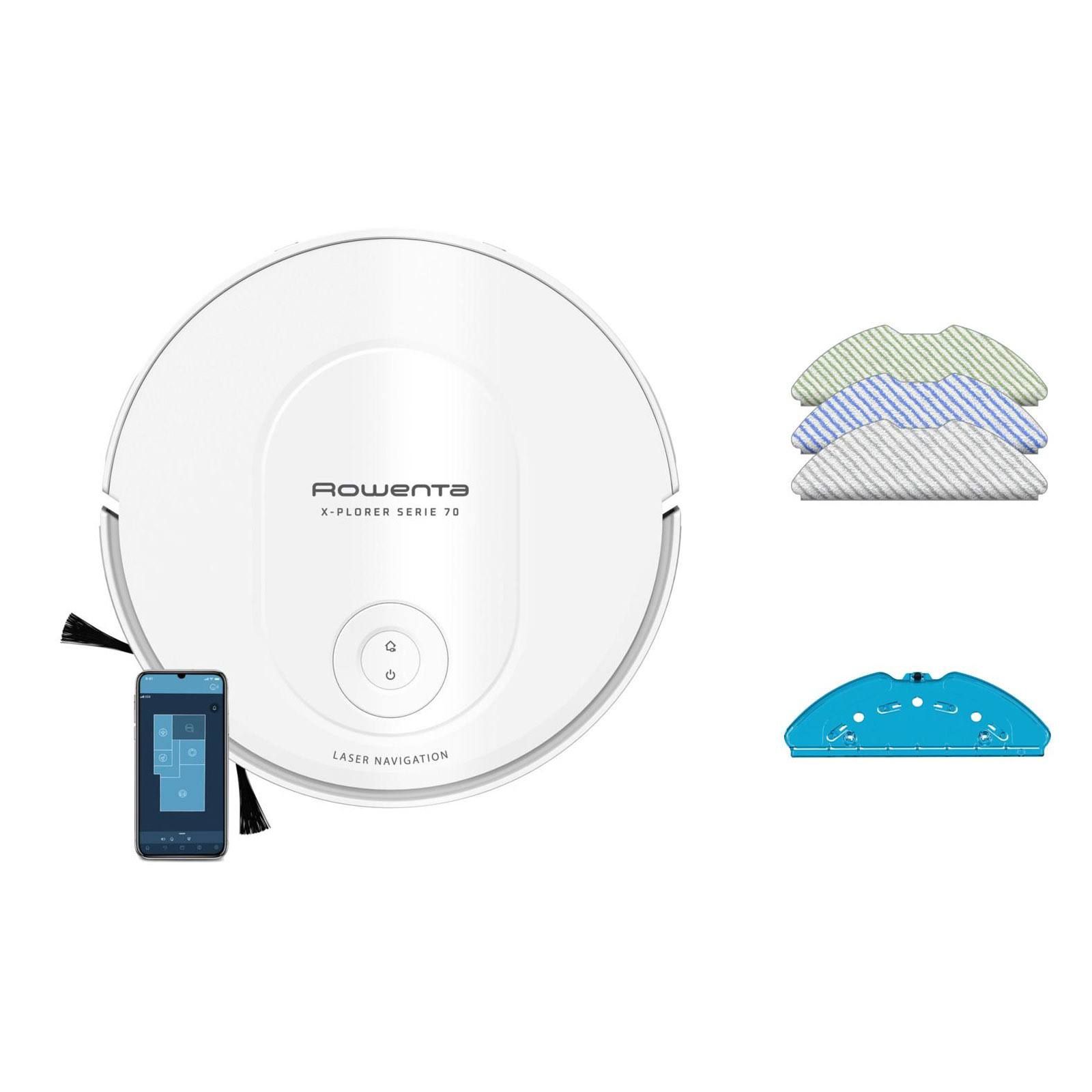 Rowenta X-Plorer RR8477 Aspirapolvere Robot 0,4 L Senza sacchetto Bianco RR8477WH