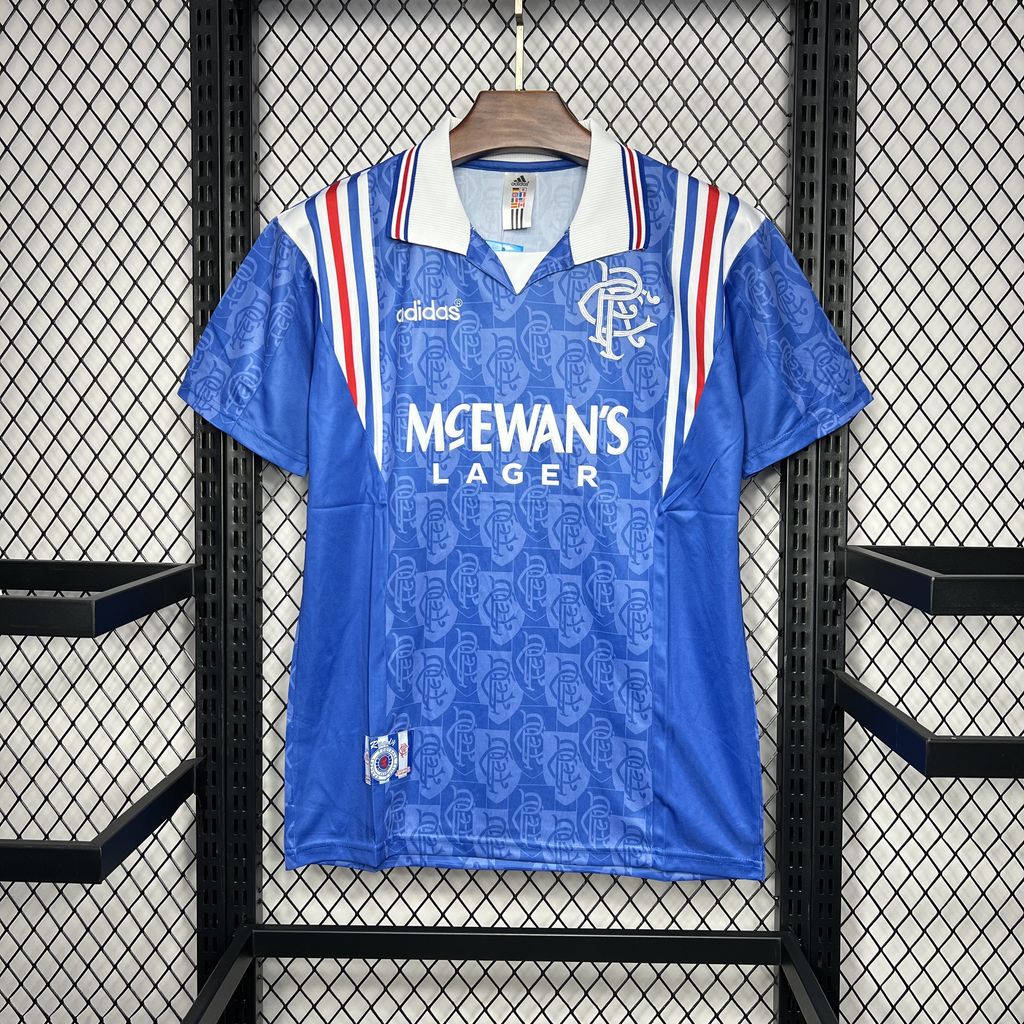 Retro Glasgow Rangers 1996-97 Home Stadium Jersey