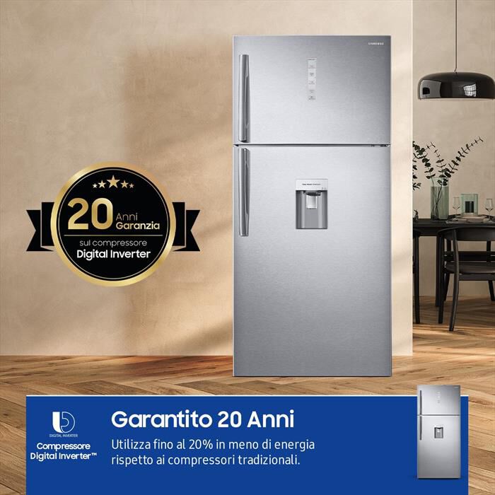 SAMSUNG - Frigorifero 2 porte RT62K711RSL/ES Classe E 620 lt-INOX