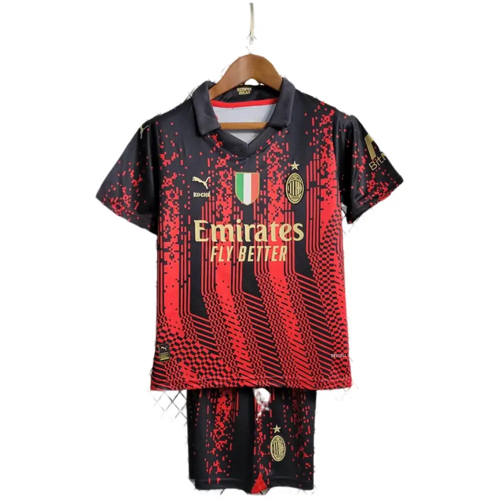 2022/2023 AC Milan Fourth Away Soccer Jersey 1:1 Thai Quality Kids Size
