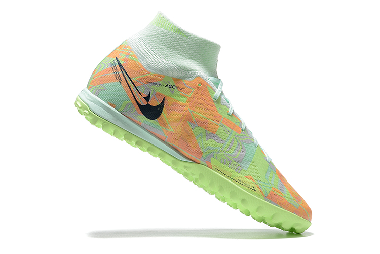 Assassin 15th generation high-top fully knitted waterproof MD air cushion grass spike football shoes