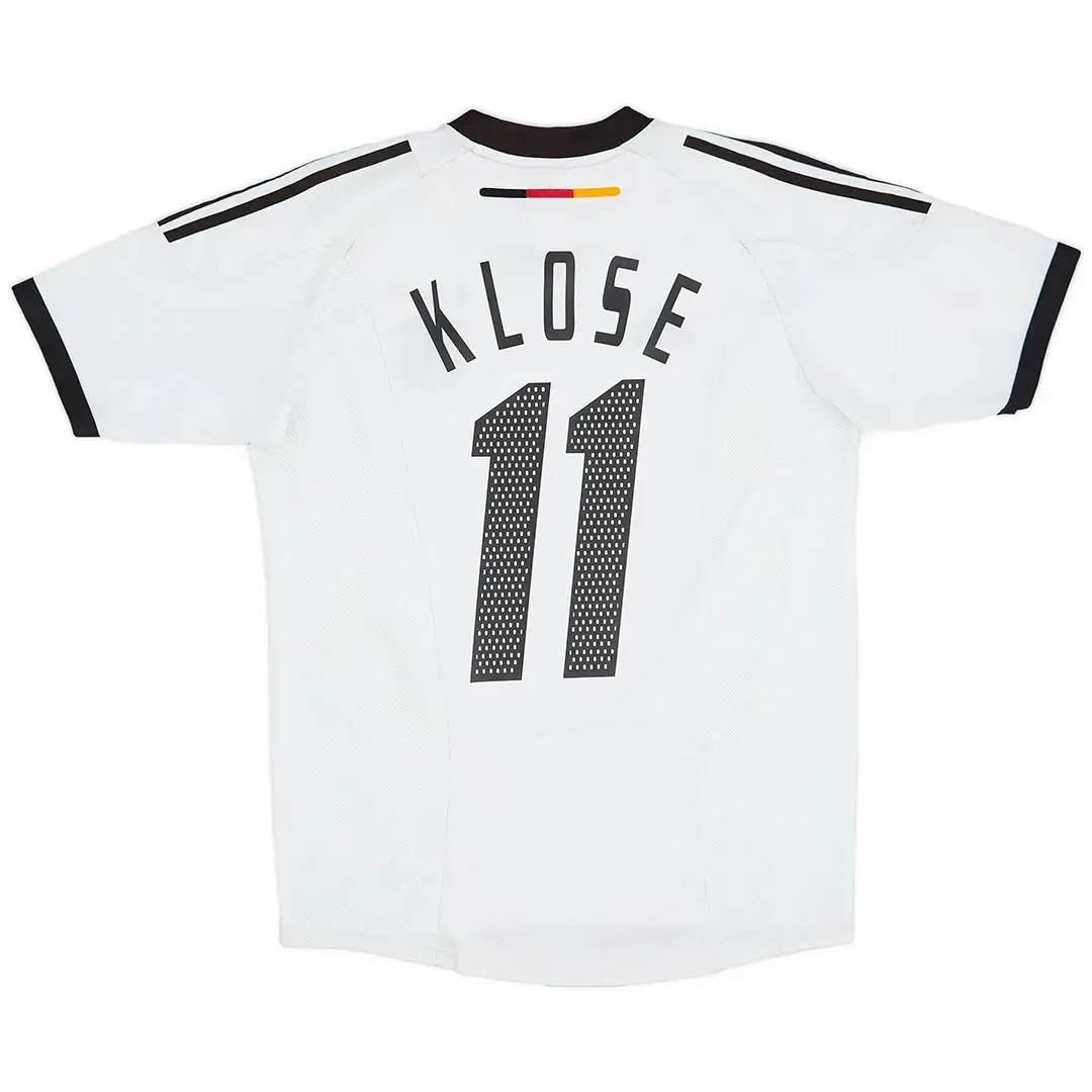 KLOSE #11 Retro Germany Home Football Jersey 2002
