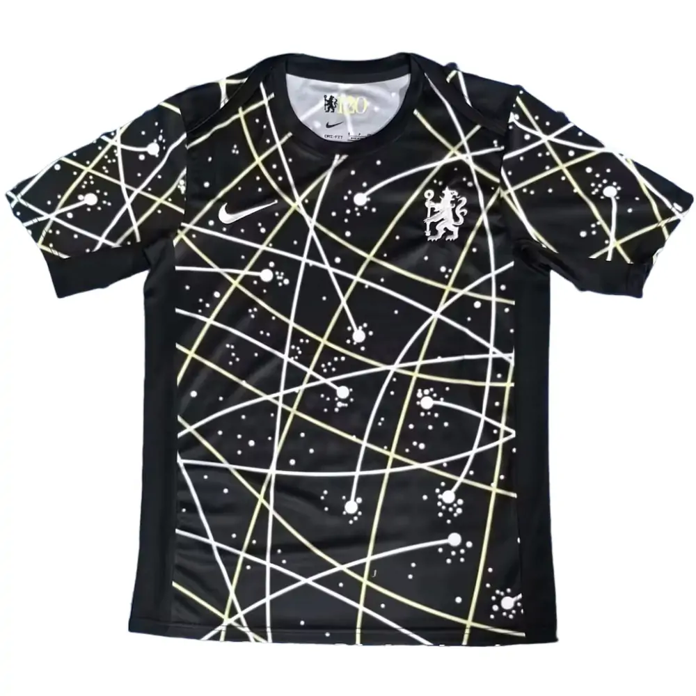 2025-26 Chelsea Striped Pre-match Shirt - Fan Edition