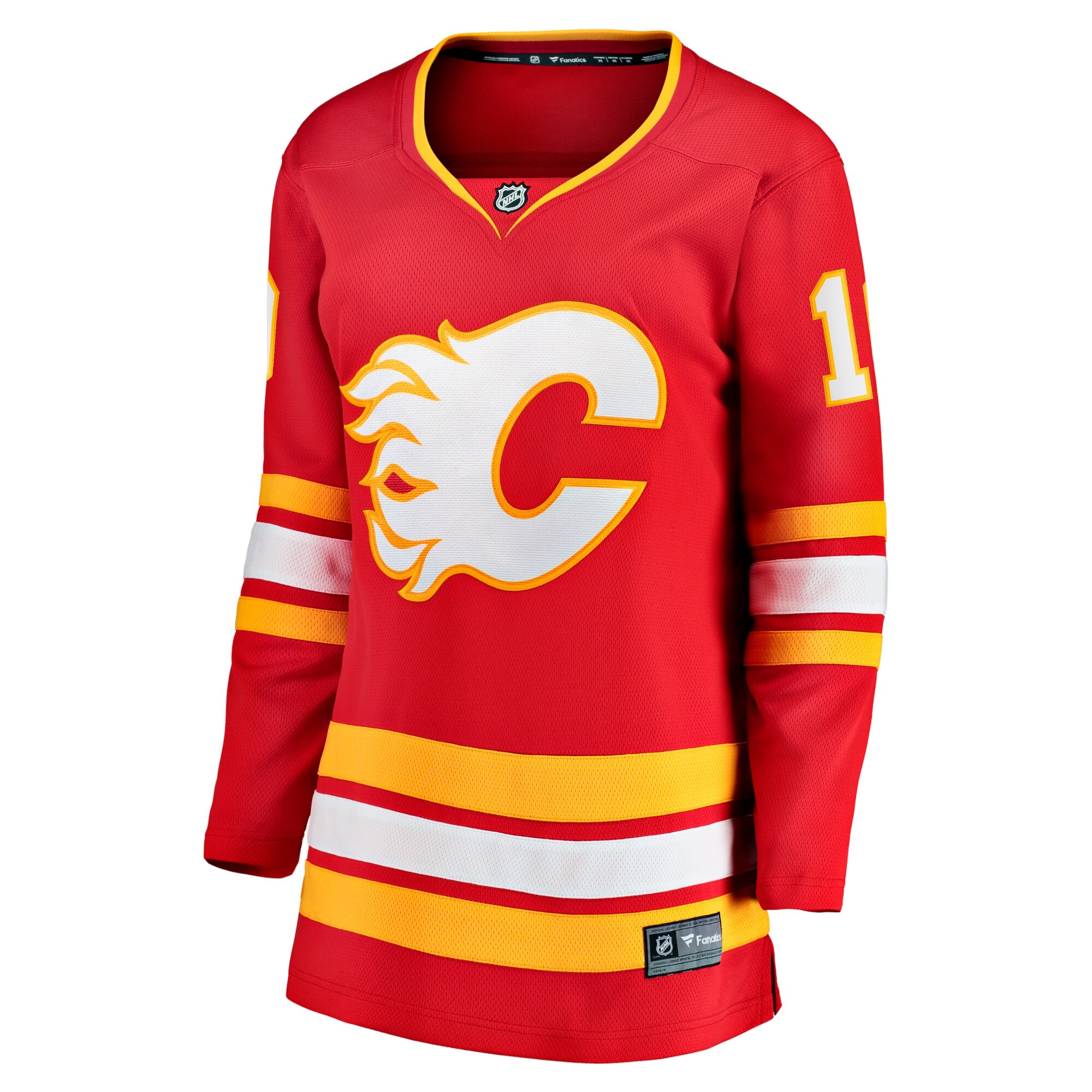 Jonathan Huberdeau Calgary Flames Fanatics Women’s Home Breakaway  Jersey – Red