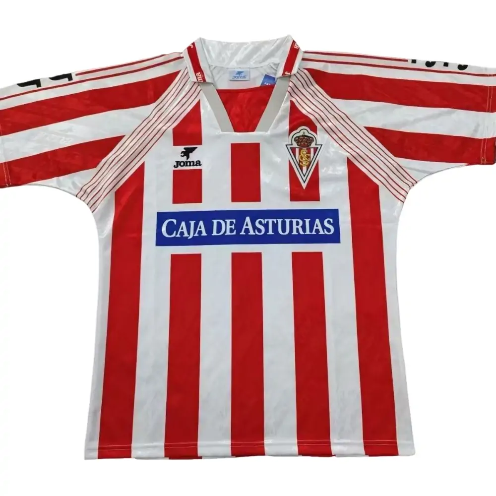 1994-95 Sporting de Gijón Home Retro Jersey-Fans Edition