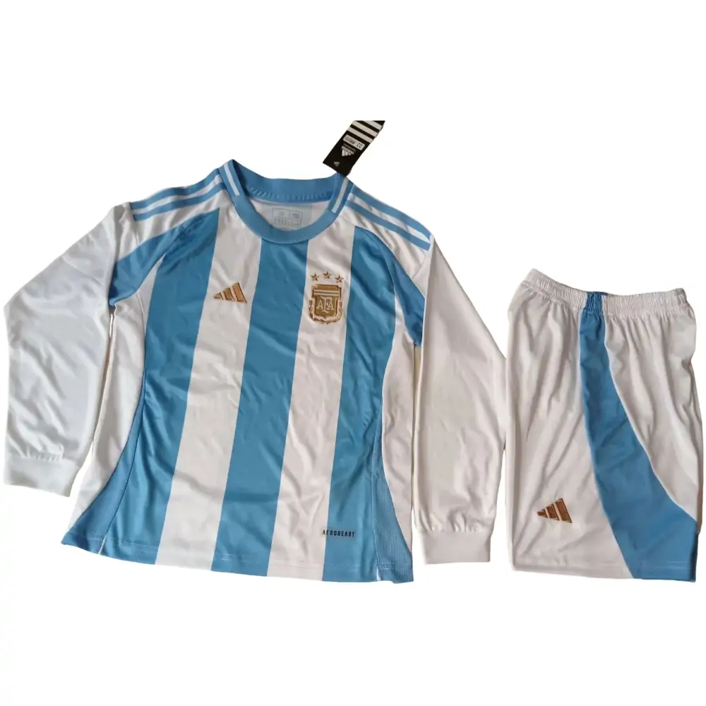 2024/25 Argentina Home Long Sleeves-Children's suit