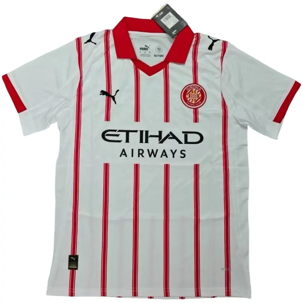 2025-26 Girona Home Shirt Jersey - Fans Edition