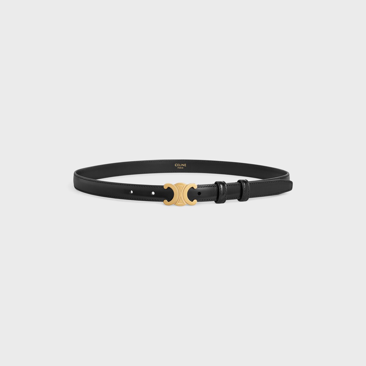 Small Triomphe Belt in Taurillon Leather
