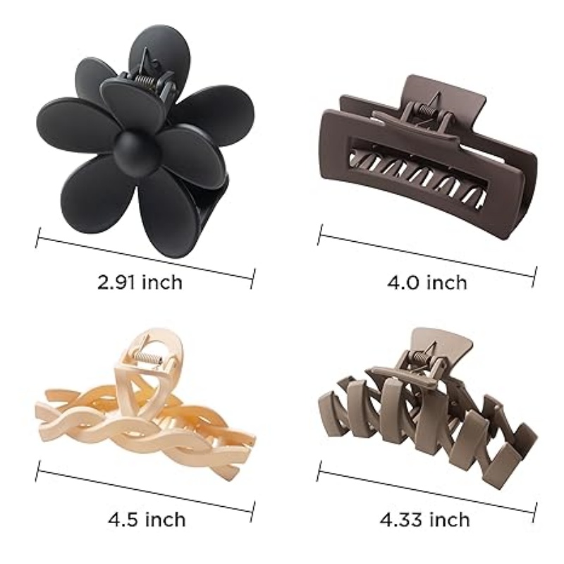 SWEETCLAWZ 8PCS Hair Clips for Women