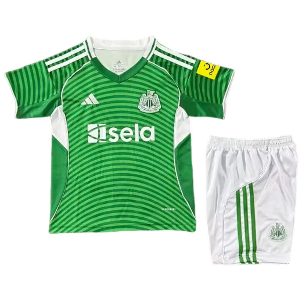 2025-26 Newcastle away kit for children set - fans edition