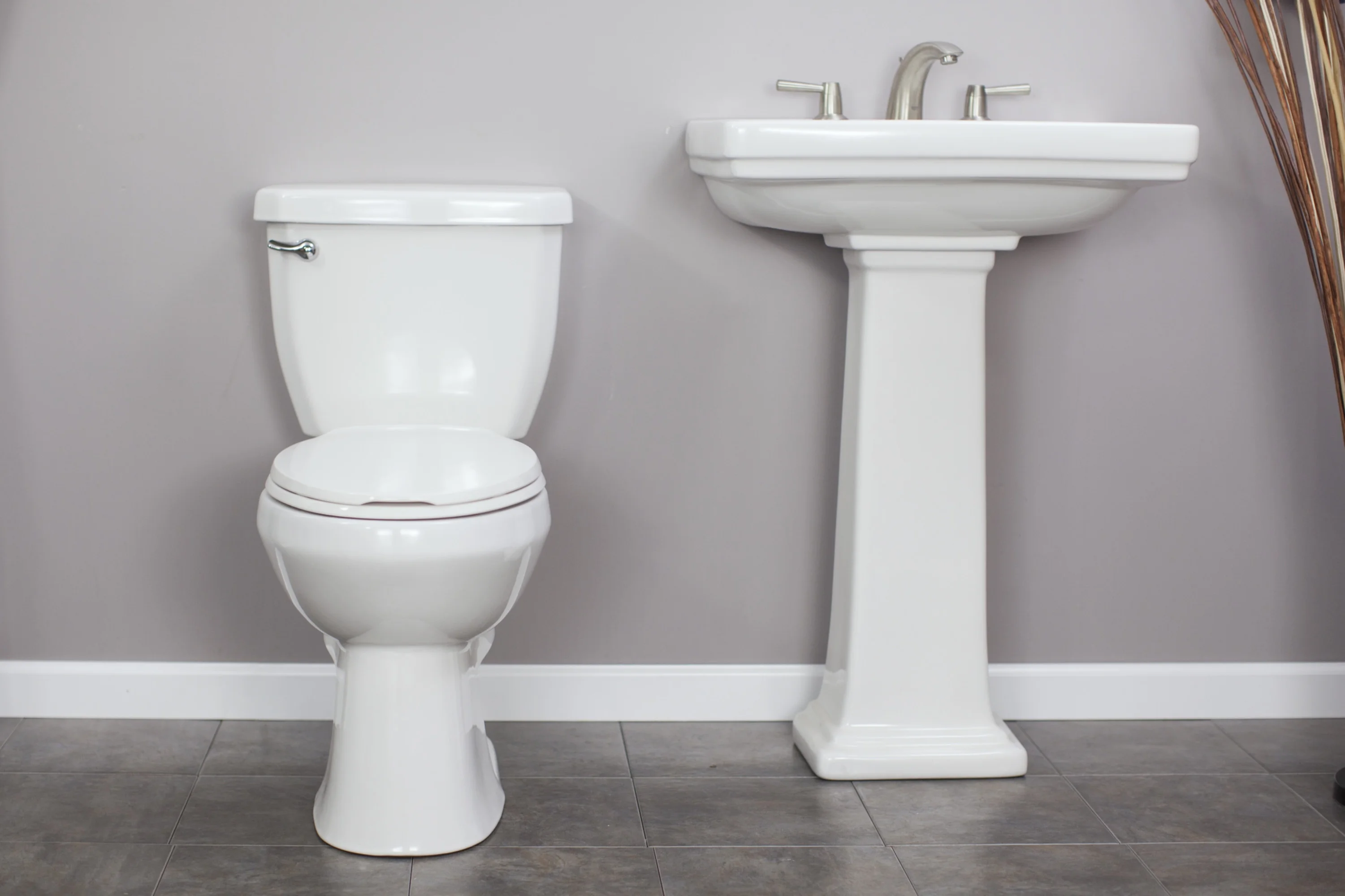 Miseno Two-Piece High Efficiency Toilet With Elongated Ada Height Bowl, Molded Seat, Trip Lever And Wax Ring (1.28 Gpf) White
