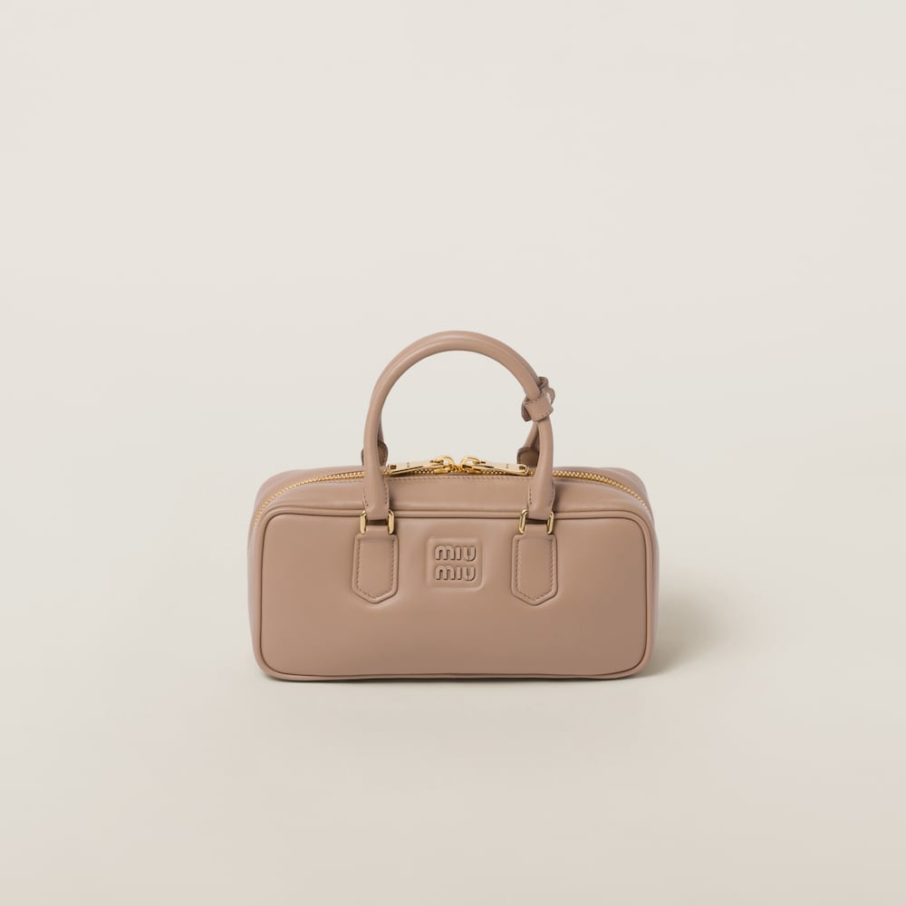 Large Arcadie leather bag