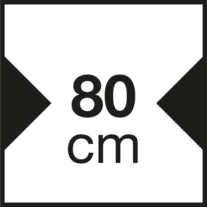 GLEM GAS - Cappa a parete GHC831IX-Inox