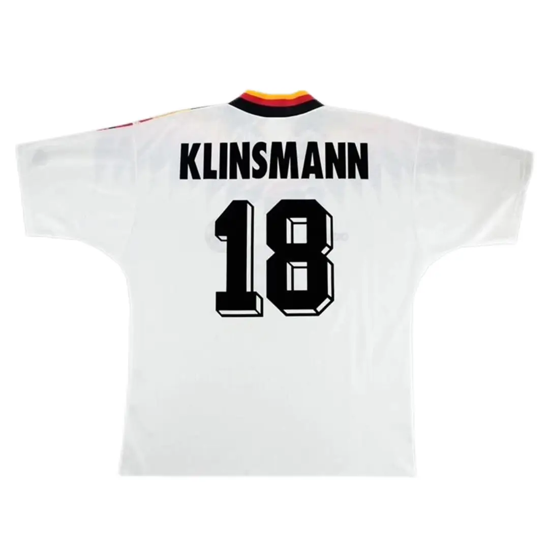 KLINSMANN #18 Germany 1994 Home Retro Football Jersey