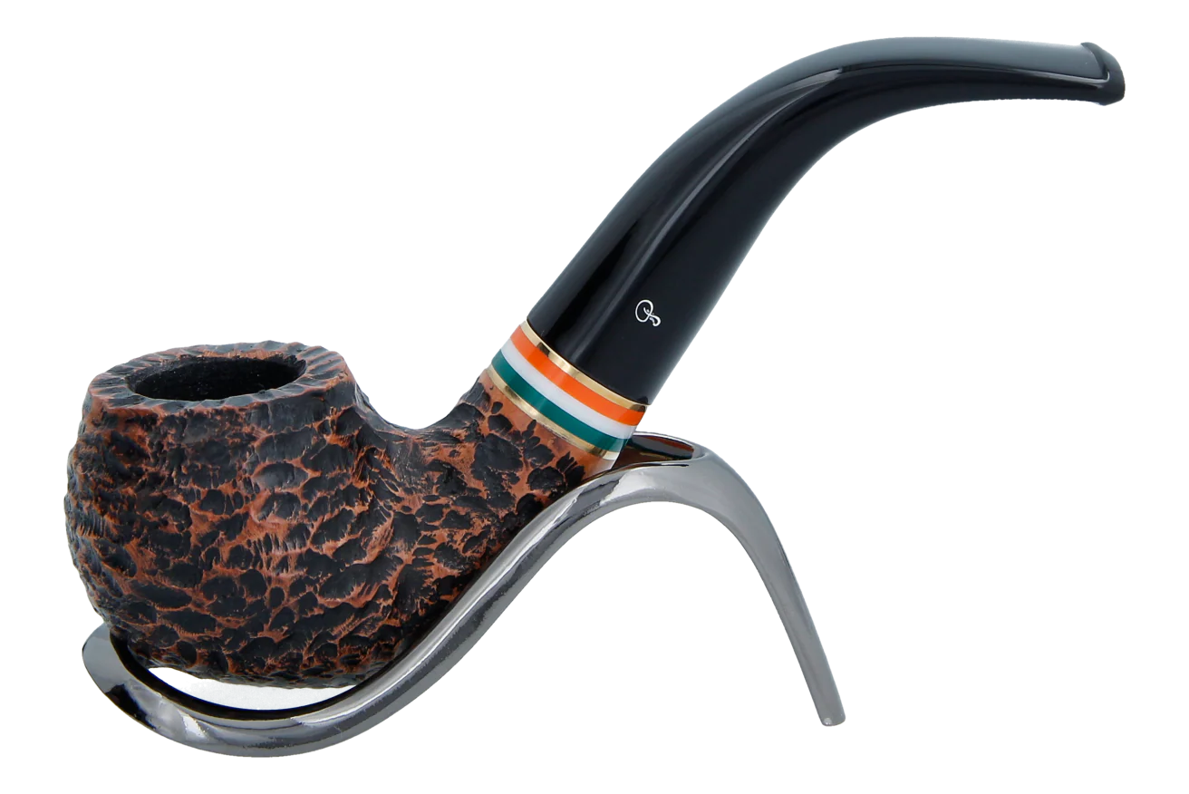Peterson of Dublin St. Patrick's Day 2023 Limited Edition Rusticated Briar Smoking Pipe - Shape 03