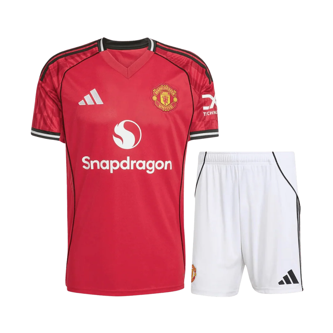 Manchester United Home Kit - Jersey+Shorts 2025/26