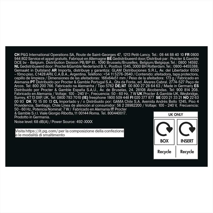 BRAUN - Rasoio SHAVER 52-B1000S-BLU