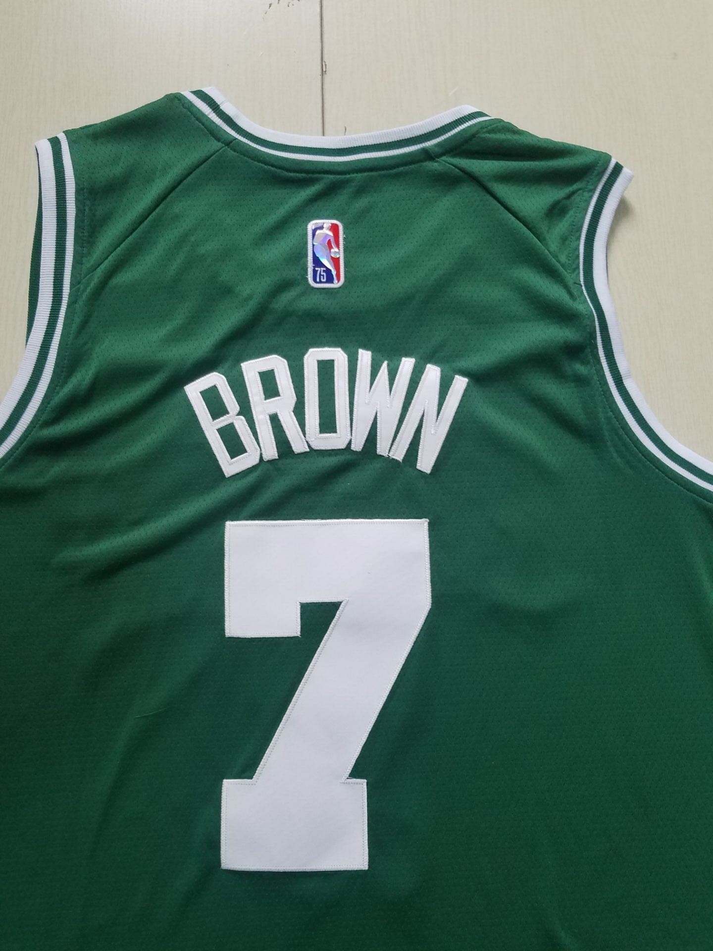 Men's Boston Celtics Jaylen Brown #7 NBA Green Jersey