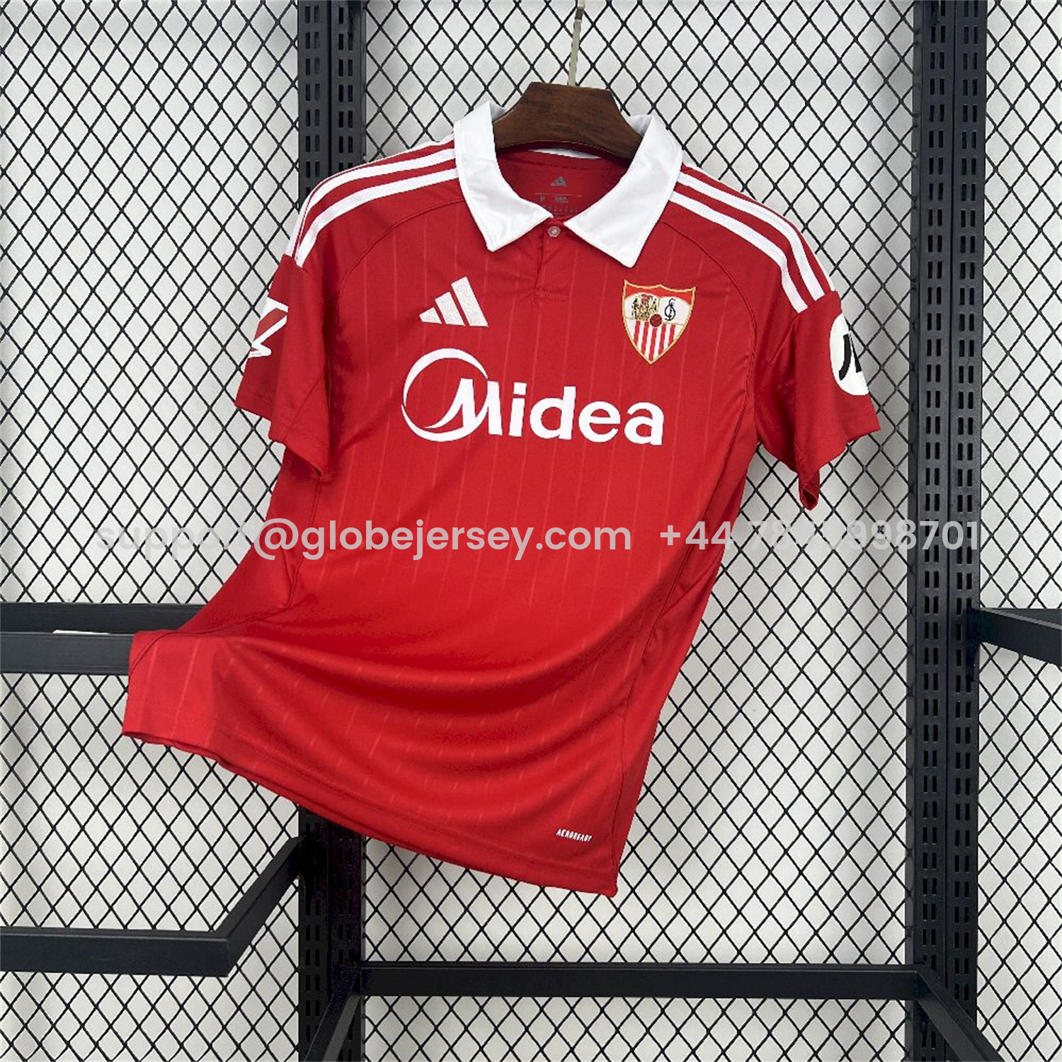 Sevilla 25-26 Away Red Jersey - Fans Version
