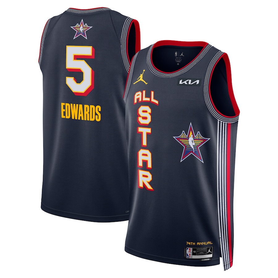 Unisex Anthony Edwards Jordan Brand Navy 2025 NBA All-Star Game Swingman Jersey