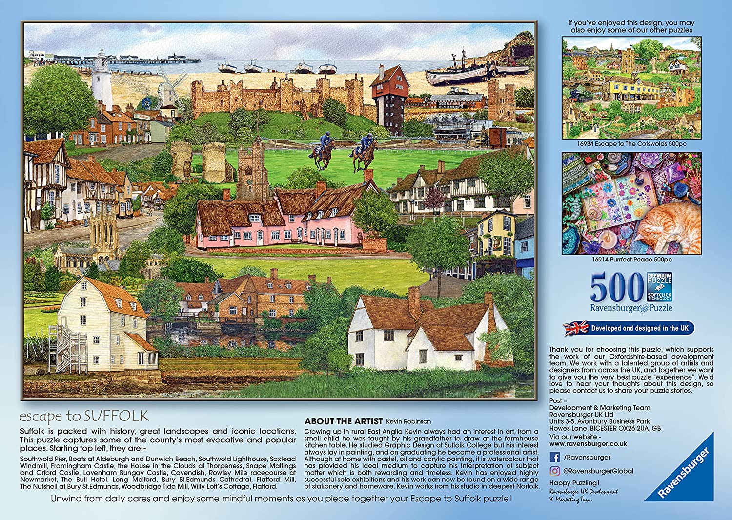 Escape to Suffolk – 500 Piece Jigsaw Puzzle (Ravensburger)