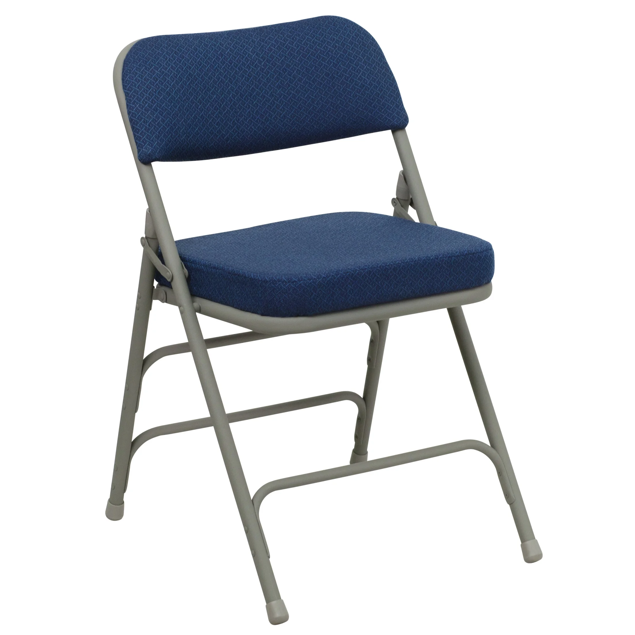 Flash Furniture Hercules Adult Triple Braced & Double Hinged Folding Chairs, Set of 2, Navy