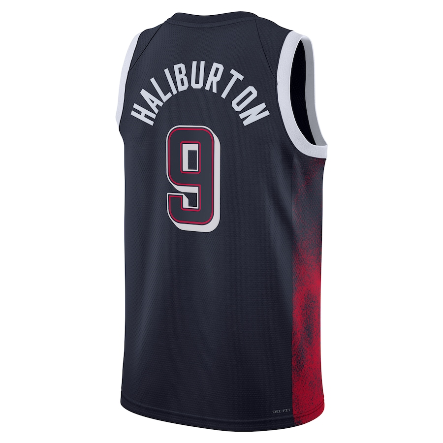 2024 Paris Olympic Games USA Dream Team #9  Tyrese Haliburton Hot Pressed Jersey