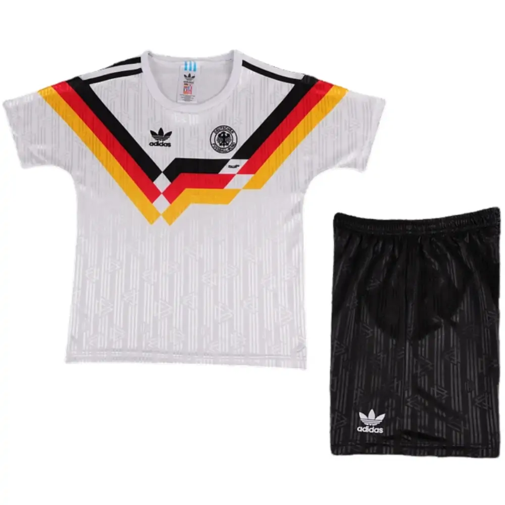 1990 Germany Home Retro Children's Jersey - Fans Edition