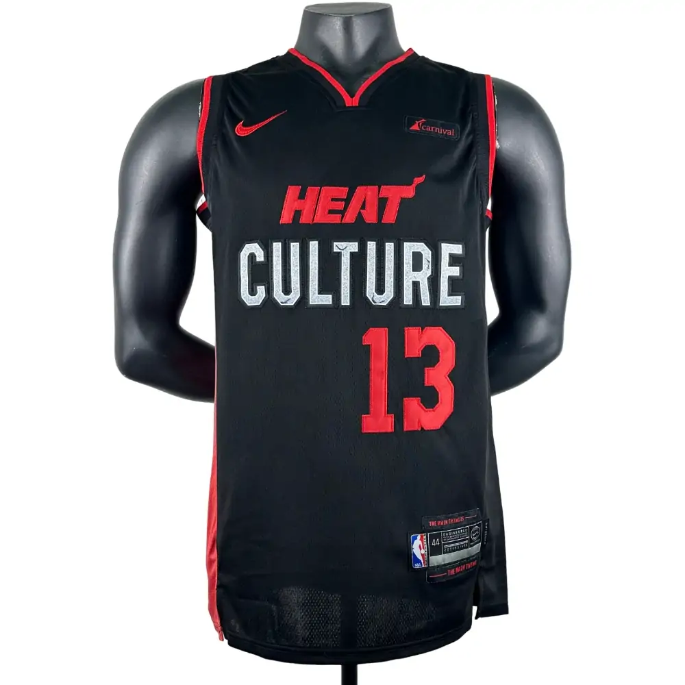 Embroidered 24th season Heat City Edition No. 13 Adebayo