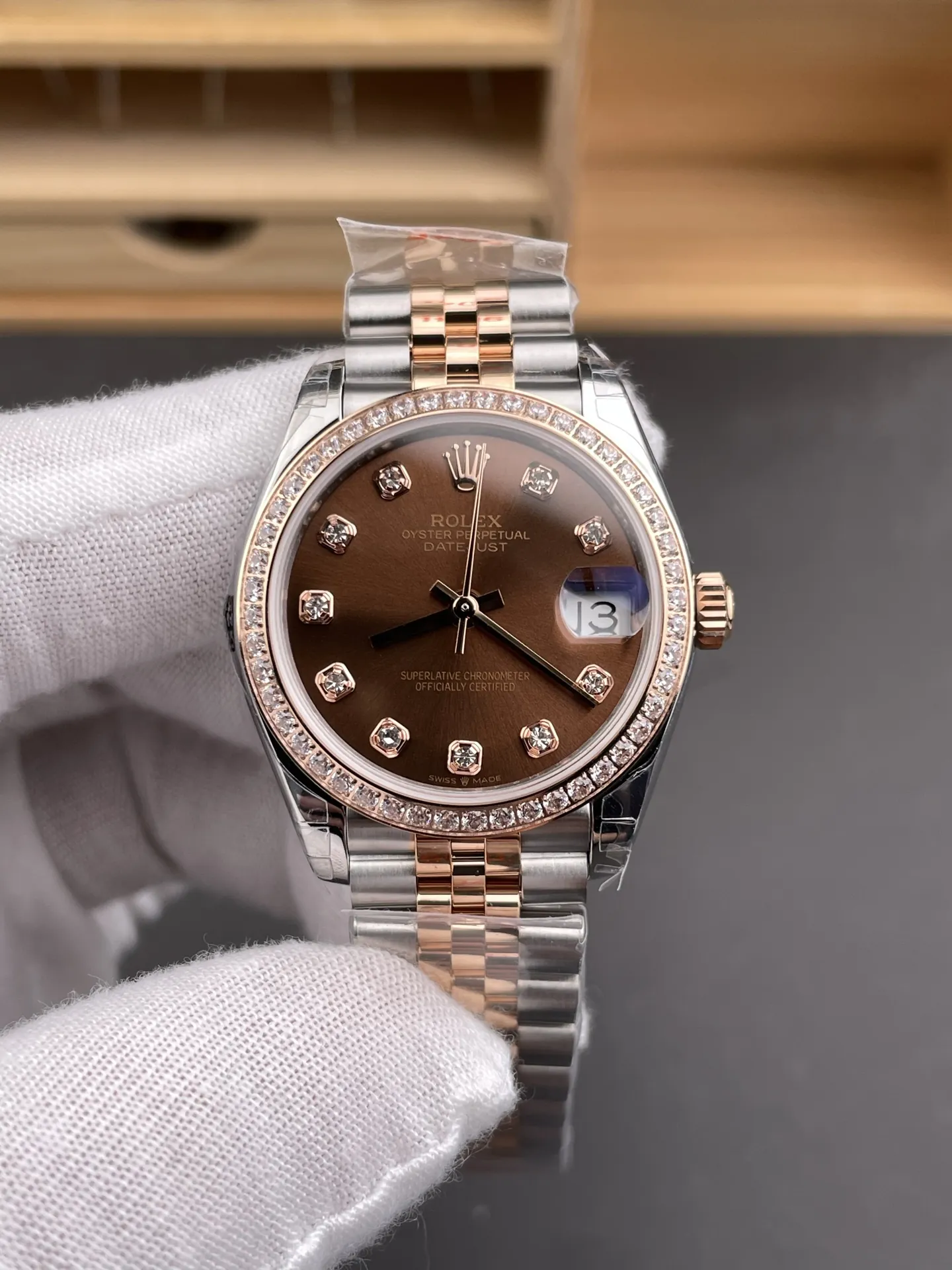 Rolex Datejust Rose Gold Ladies 31mm