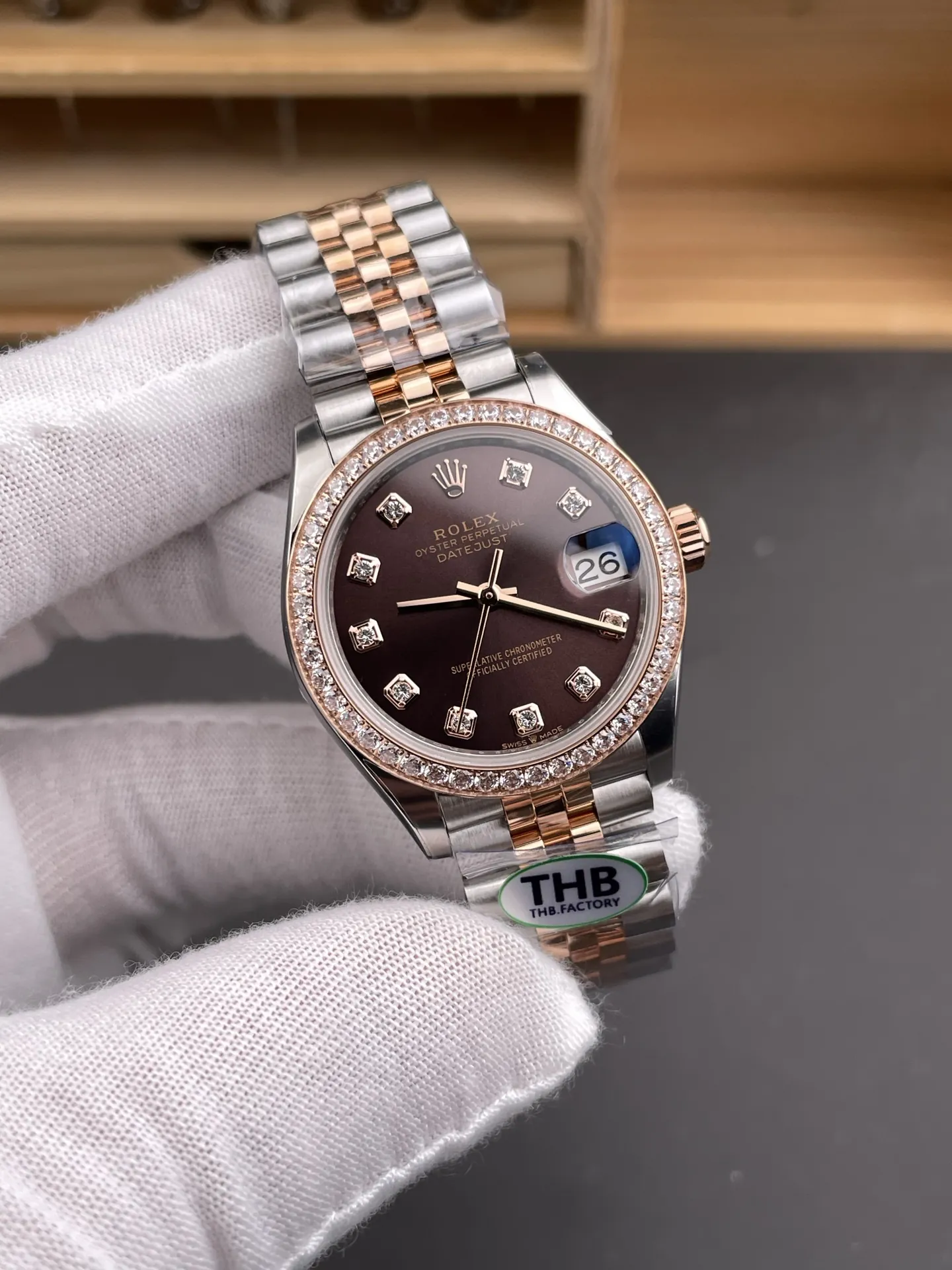 Rolex Datejust Two-Tone Rose Gold Ladies 31mm