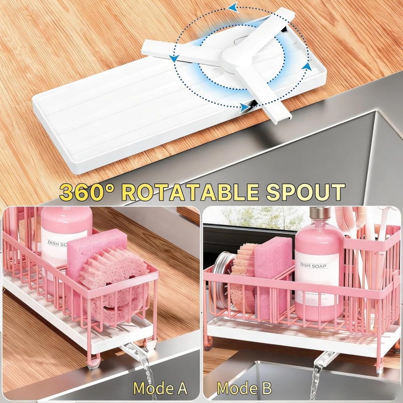 SINKLY Sponge Holder for Kitchen Sink
