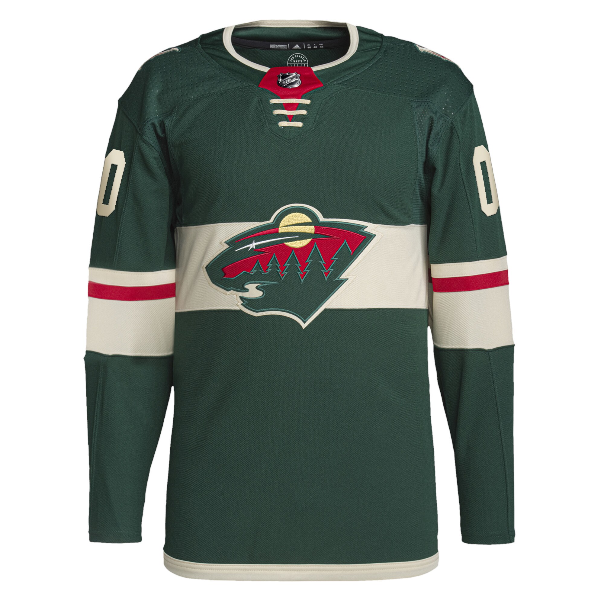 Minnesota Wild   Home  Primegreen  Custom Jersey – Green
