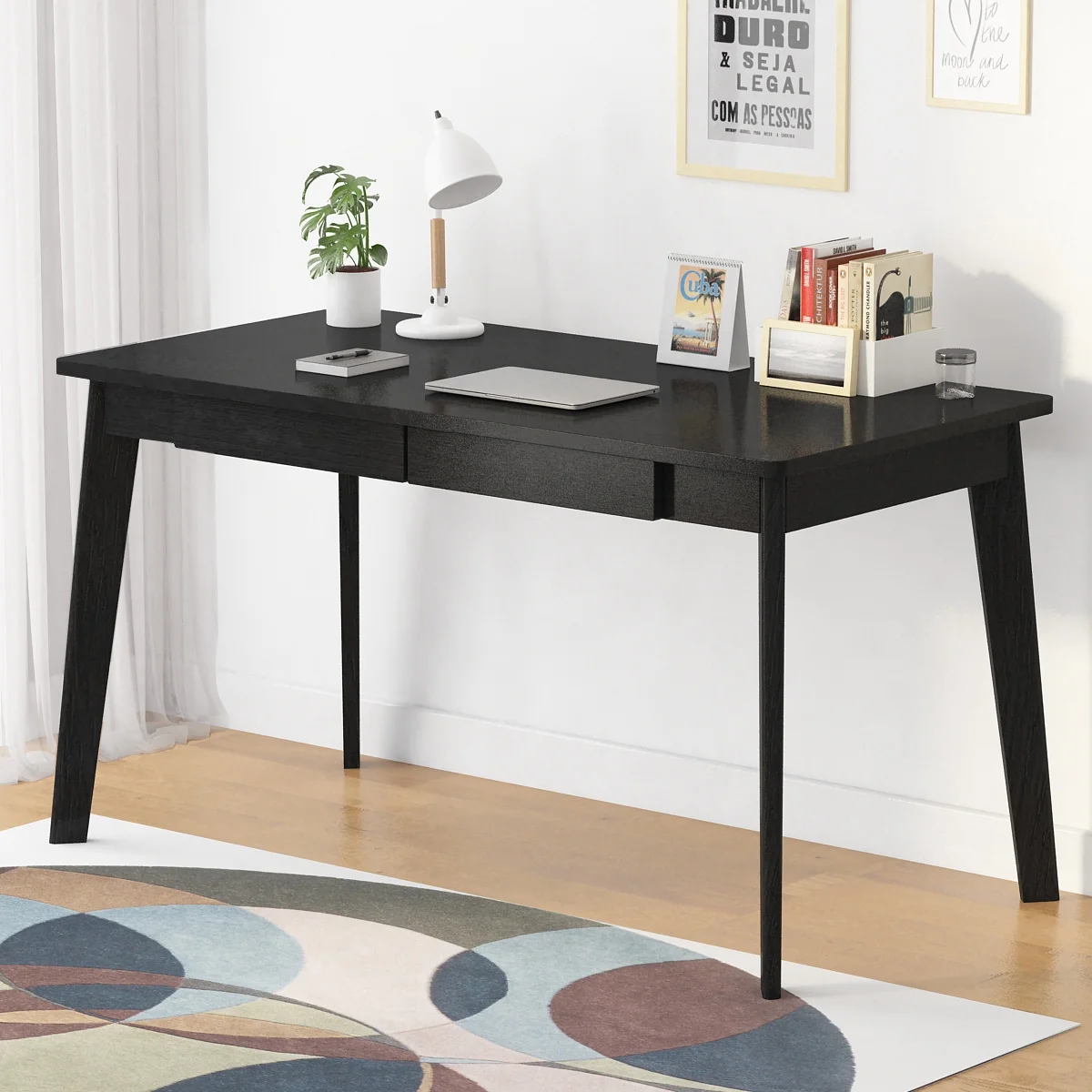 KULAGAGA Uptown Adult Lap Desks, Single Piece with Drawer, 21.7