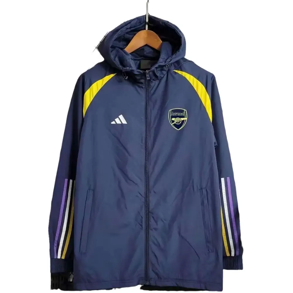 2023 Arsenal Windbreaker Navy blue Soccer Jersey 1:1 Thai Quality