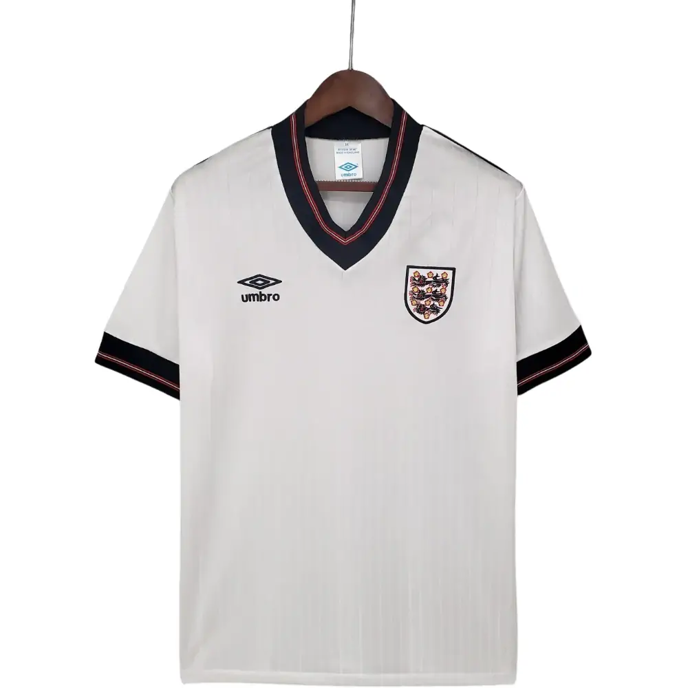 1984/1987 England home white retro jersey