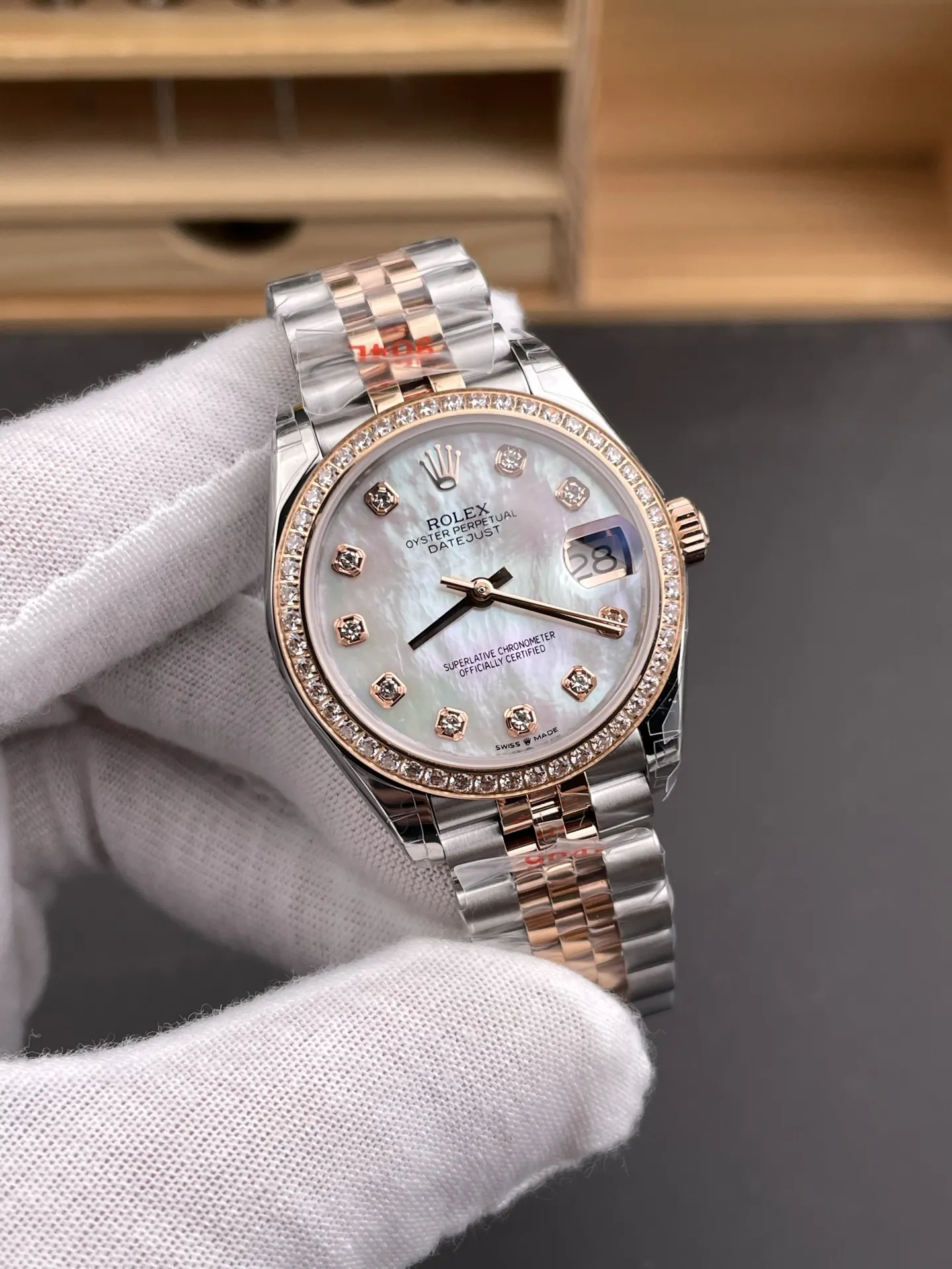 Rolex Datejust Rose Gold Ladies 31mm