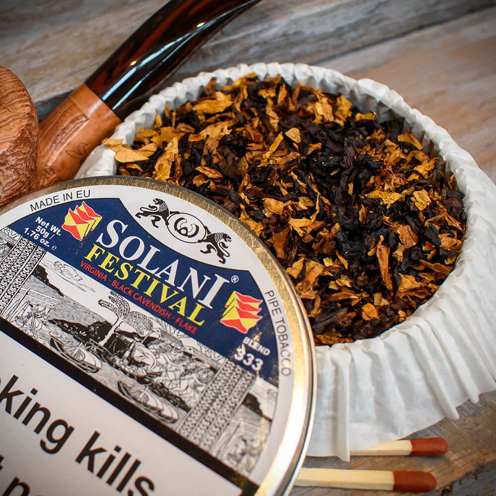Solani 333 Festival Pipe Tobacco - 50g Tin
