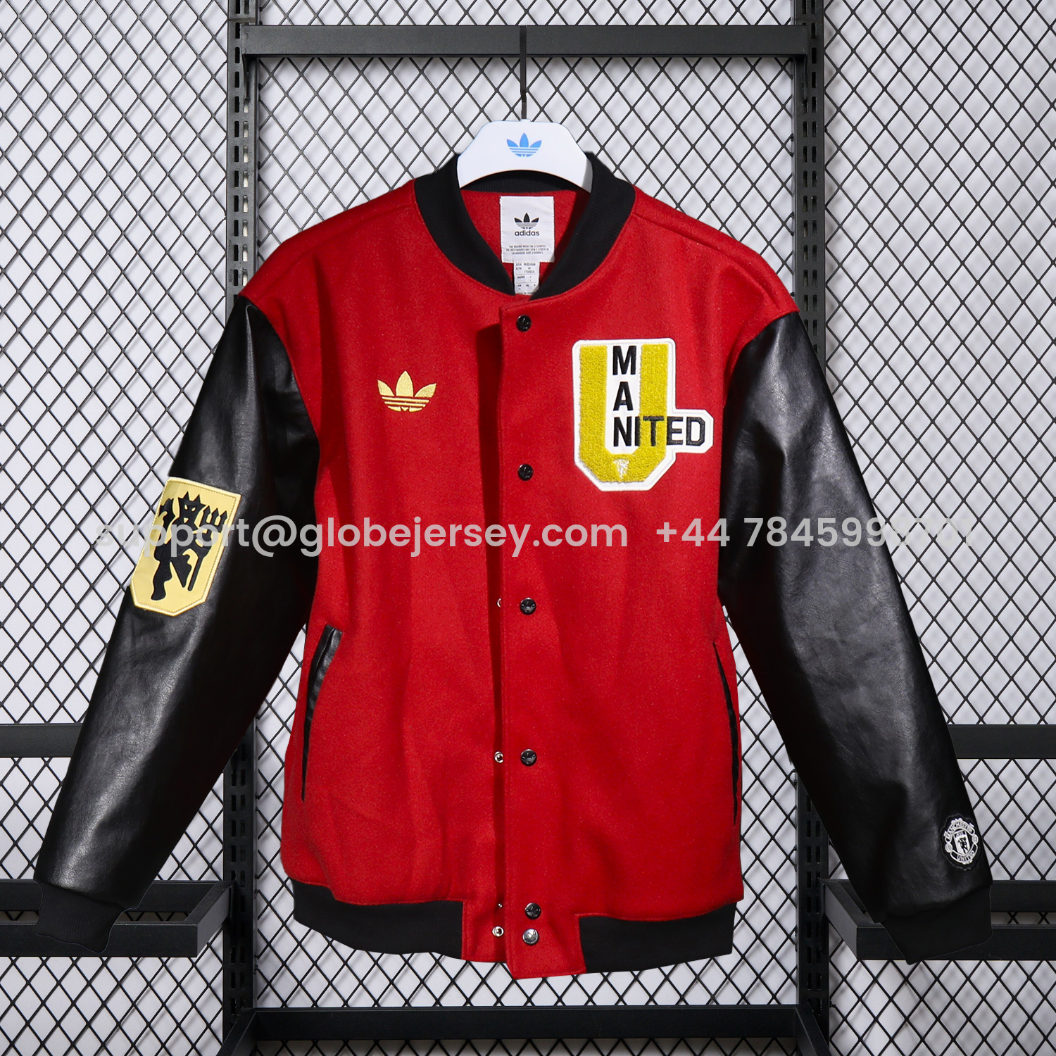 Manchester United 25-26 Warm Windbreaker Jacket - Red And Black