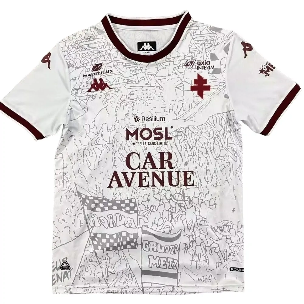 2025-26 FC Metz Away kit - Short Sleeve Fans Edition